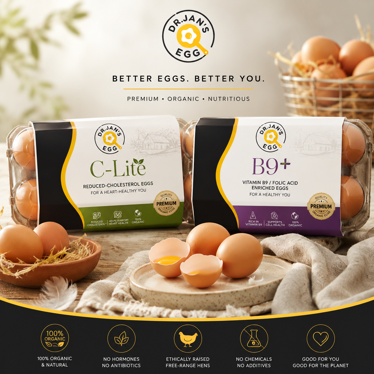 Dr. Jan’s Egg — Organic Eggs